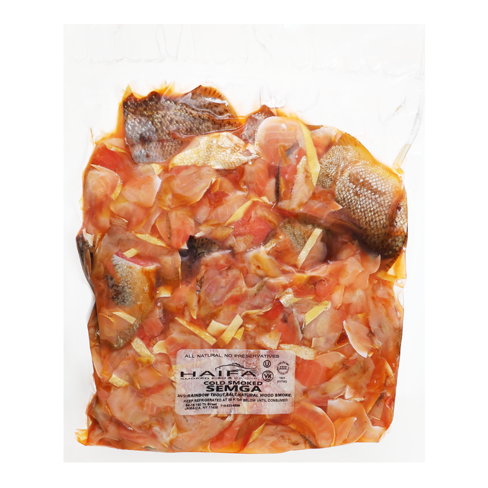 Cold Smoked Semga Bits – Chunk – Vacuum Pack – approx 5 lb
